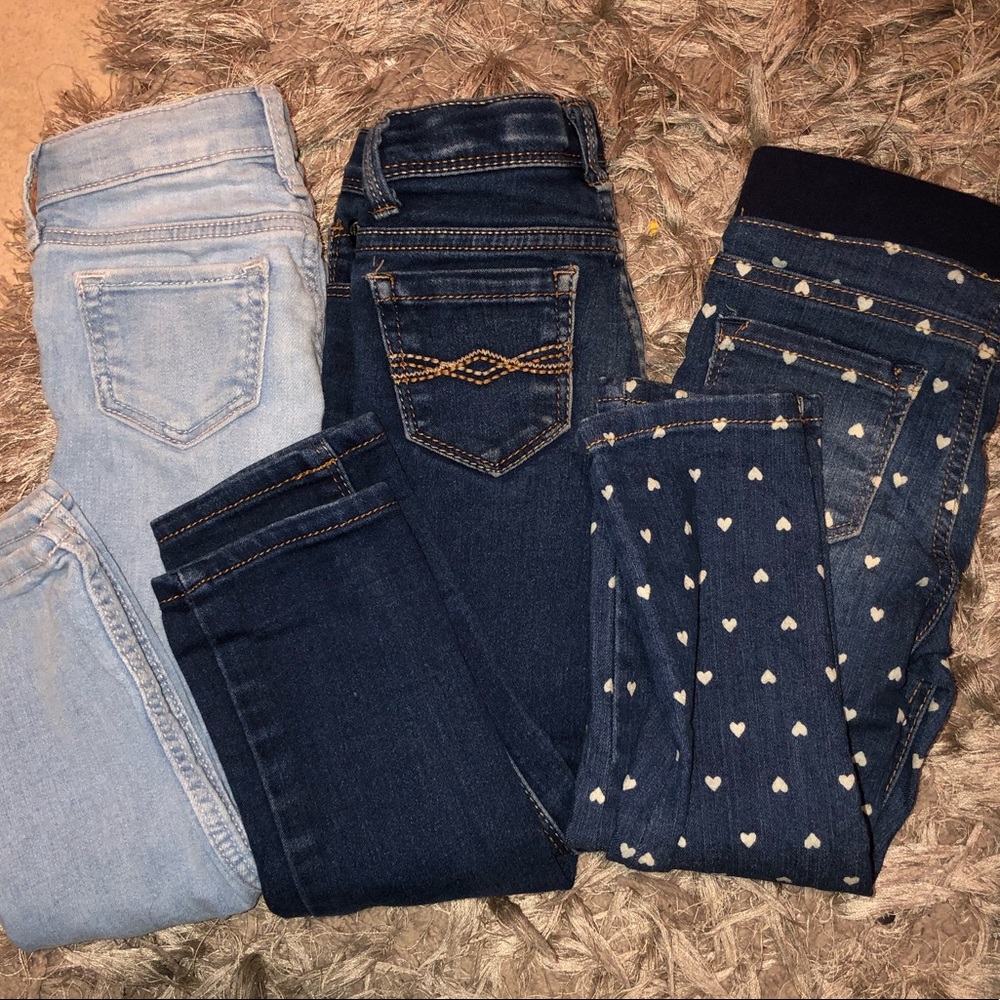 3 pairs of jeans toddler size 3T